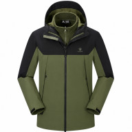 Демисезонная куртка KELME Three-in-one Woven Jacket Green - Демисезонная куртка KELME Three-in-one Woven Jacket Green