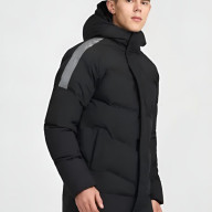 Пуховик KELME Hooded Medium Padded Jacket Black - Пуховик KELME Hooded Medium Padded Jacket Black