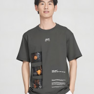 Футболка KELME Round Neck Short Sleeve T-Shirt Black - Футболка KELME Round Neck Short Sleeve T-Shirt Black
