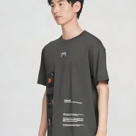 Футболка KELME Round Neck Short Sleeve T-Shirt Black - Футболка KELME Round Neck Short Sleeve T-Shirt Black