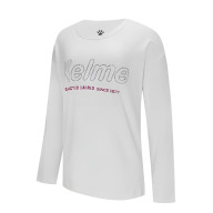 Детский лонгслив KELME Girls Long Sleeve T-Shirt White - Детский лонгслив KELME Girls Long Sleeve T-Shirt White