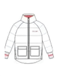 Детский пуховик KELME Girl's Down Jacket White