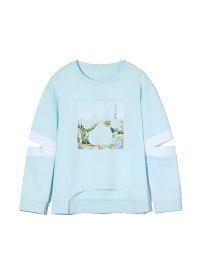 Детский свитшот KELME Boy's Round Neck Sweater Mint