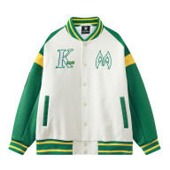 Бомбер KELME Baseball Jacket (White/Green) - Бомбер KELME Baseball Jacket (White/Green)