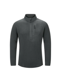 Лонгслив KELME Half-Open Long-sleeved T-shirt Dark Grey