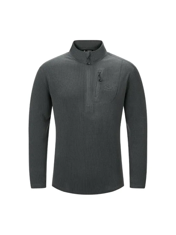 Лонгслив KELME Half-Open Long-sleeved T-shirt Dark Grey