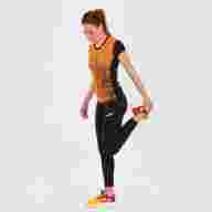 Футболка с коротким рукавом ELITE VIII Черный-оранжевый - Футболка с коротким рукавом ELITE VIII Черный-оранжевый