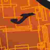 Футболка с коротким рукавом ELITE VIII Черный-оранжевый - Футболка с коротким рукавом ELITE VIII Черный-оранжевый