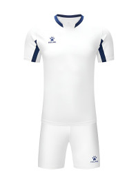 Детская футбольная форма KELME Football Suit (White/Dark Blue)