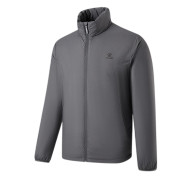 Пуховик KELME Regular Stand-up Collar Cotton Coat Dark Grey - Пуховик KELME Regular Stand-up Collar Cotton Coat Dark Grey