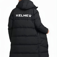 Пуховик KELME Long Down Jacket Black - Пуховик KELME Long Down Jacket Black