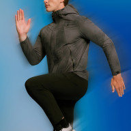 Демисезонная куртка KELME Hooded Woven Jacket Grey - Демисезонная куртка KELME Hooded Woven Jacket Grey