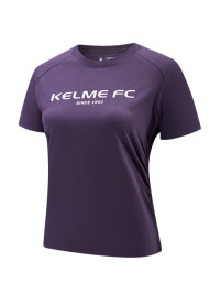 Футболка KELME Crew Neck Short-Sleeved T-Shirt Violet