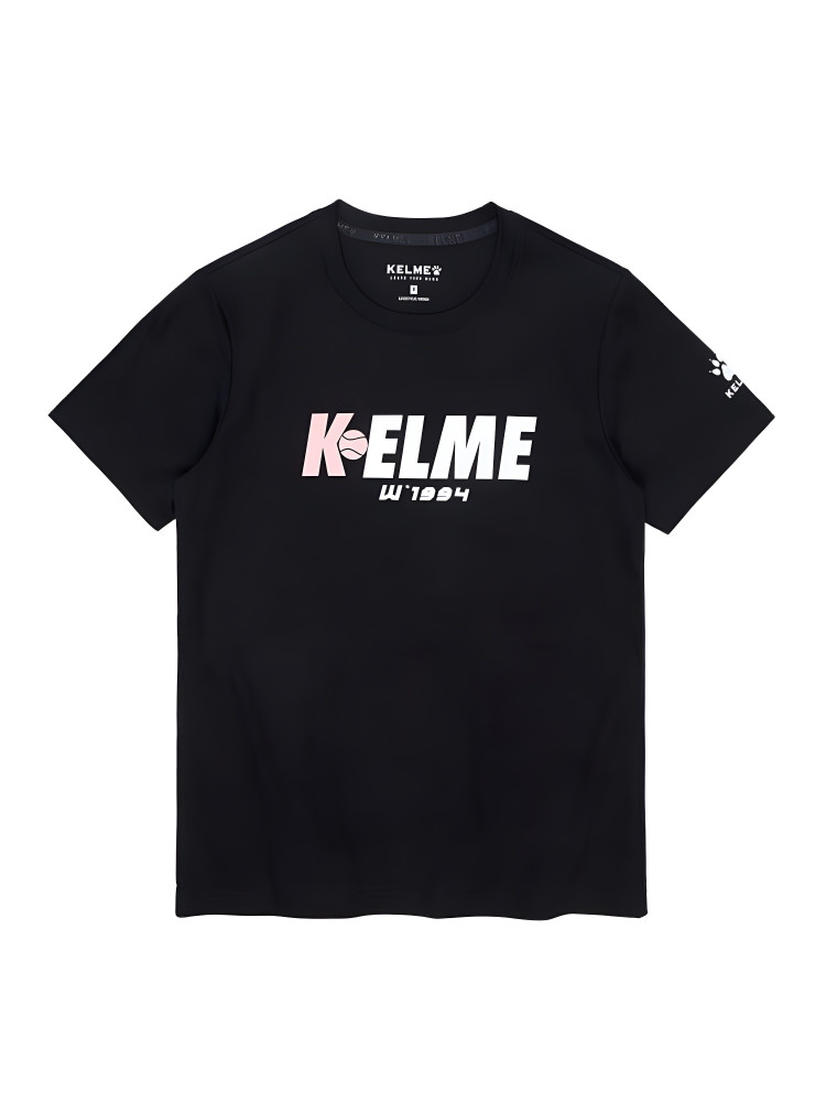 Футболка KELME Round Neck Short Sleeve T-Shirt Black
