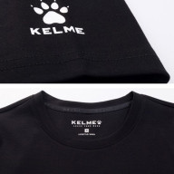 Футболка KELME Round Neck Short Sleeve T-Shirt Black - Футболка KELME Round Neck Short Sleeve T-Shirt Black