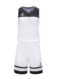 Детская баскетбольная форма KELME Children's Basketball Uniform (White/Black)