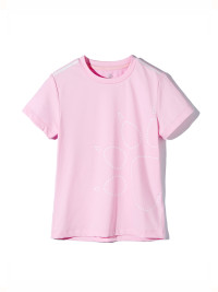 Детская футболка KELME Girls Short Sleeve T-Shirt Light Pink