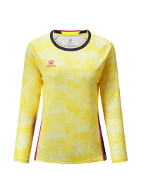 Лонгслив KELME Women's Long-sleeved Training Uniform Yellow