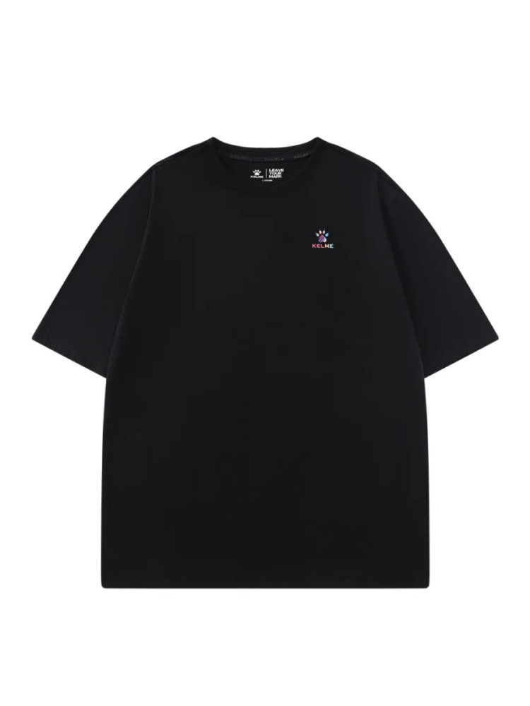 Футболка KELME Crew Neck Short-sleeved T-shirt Black