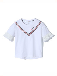 Детская футболка KELME Girls Short Sleeve T-Shirt White