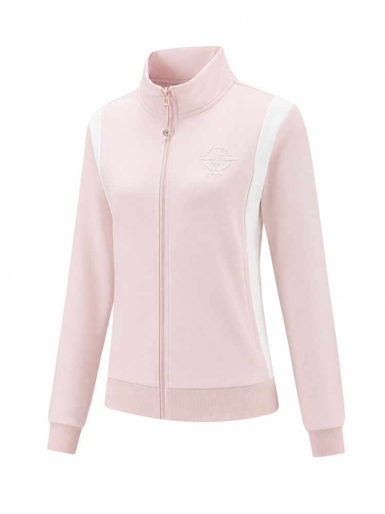 Толстовка KELME Stand-Up Collar Knit Cardigan Light Pink