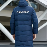 Пуховик KELME Long Down Jacket (Adult) Dark Blue - Пуховик KELME Long Down Jacket (Adult) Dark Blue