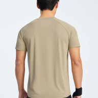 Футболка KELME Short-sleeved T-shirt Khaki - Футболка KELME Short-sleeved T-shirt Khaki