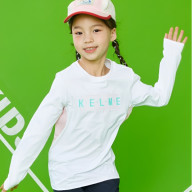 Детский лонгслив KELME Long Sleeve T-Shirt White - Детский лонгслив KELME Long Sleeve T-Shirt White