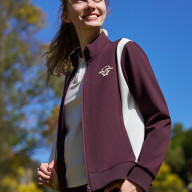 Толстовка KELME Stand-Up Collar Knit Cardigan Burgundy - Толстовка KELME Stand-Up Collar Knit Cardigan Burgundy