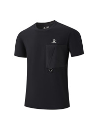 Футболка KELME Crew Neck Short-sleeved T-shirt Black