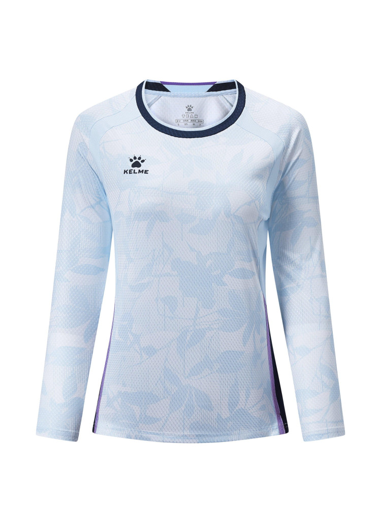 Лонгслив KELME Women's Long-sleeved Training Uniform Light Blue