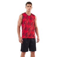 Форма баскетб. игровая TORRES Pro, B-1033-04-2XL, р.2XL, 100% полиэстер, красно-черный - Форма баскетб. игровая TORRES Pro, B-1033-04-2XL, р.2XL, 100% полиэстер, красно-черный