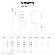 Форма баскетб. игровая TORRES Pro, B-1033-04-2XL, р.2XL, 100% полиэстер, красно-черный - Форма баскетб. игровая TORRES Pro, B-1033-04-2XL, р.2XL, 100% полиэстер, красно-черный