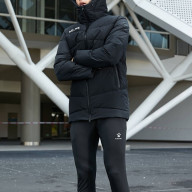 Пуховик KELME Long Middle-Down Jacket Black - Пуховик KELME Long Middle-Down Jacket Black