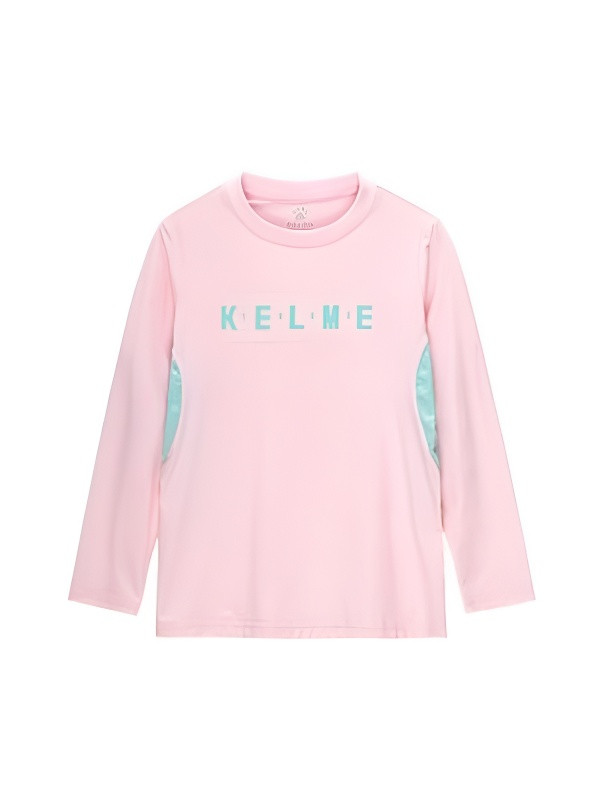 Детский лонгслив KELME Long Sleeve T-Shirt Pink