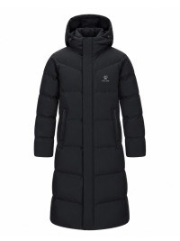 Пуховик KELME Long Down Jacket (Hooded) Black