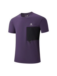 Футболка KELME Crew Neck Short-sleeved T-shirt Violet