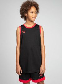 Детская баскетбольная форма FN Slam Kid (Black/Red)