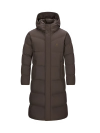 Пуховик KELME Long Down Jacket (Hooded) Dark Brown