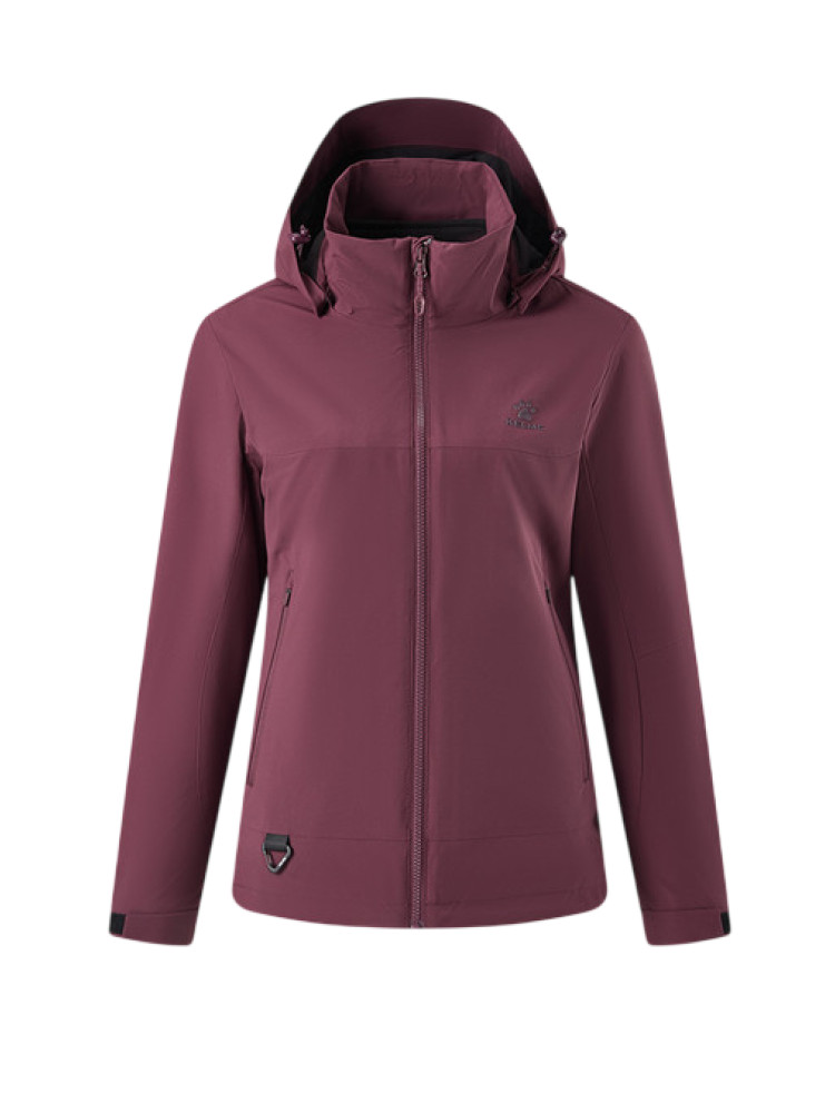 Демисезонная куртка KELME Three-in-one Woven Jacket Burgundy