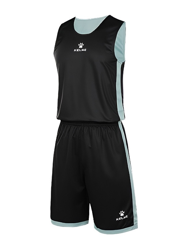 Детская баскетбольная форма KELME Children's Double-Sided Basketball Uniform Black