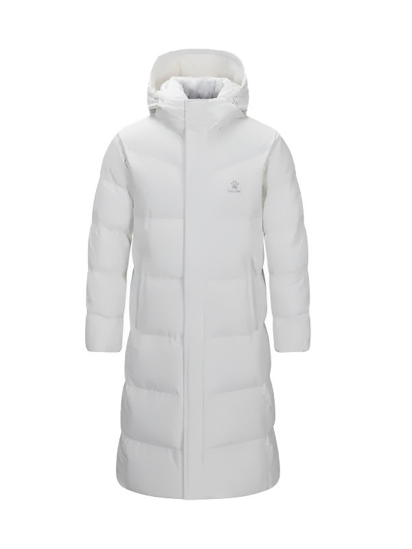 Пуховик KELME Long Down Jacket (Hooded) White