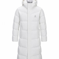 Пуховик KELME Long Down Jacket (Hooded) White - Пуховик KELME Long Down Jacket (Hooded) White