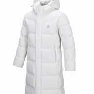 Пуховик KELME Long Down Jacket (Hooded) White - Пуховик KELME Long Down Jacket (Hooded) White