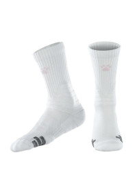 Носки KELME Thigh-high Athletic Socks (White/Pink)