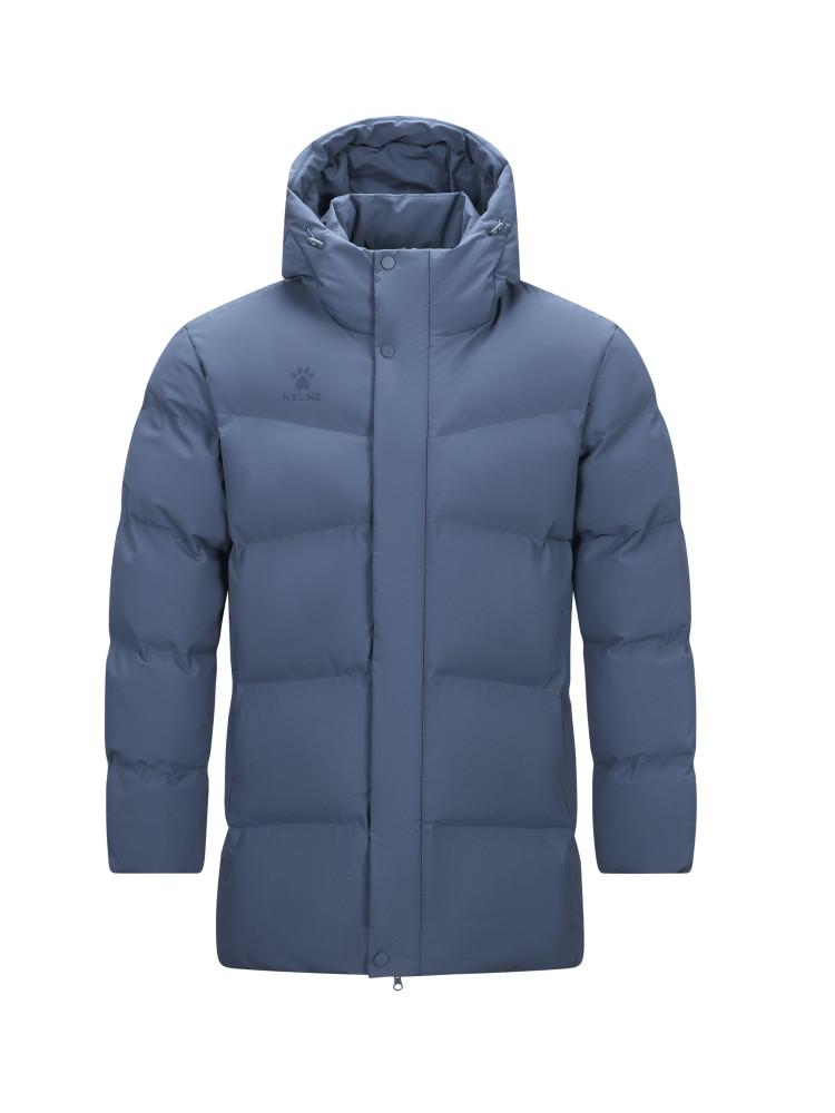 Пуховик KELME Mid-length Cotton Jacket Blue