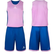 Детская баскетбольная форма KELME Children's Double-Sided Basketball Uniform (Blue/Pink) - Детская баскетбольная форма KELME Children's Double-Sided Basketball Uniform (Blue/Pink)