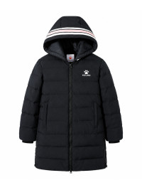 Детский пуховик KELME Girl's Mid-Length Down Jacket Black