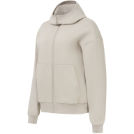 Худи на молнии JOGEL Power Inside Zip Hoodie W Oversize Fit, бежевый - Худи на молнии JOGEL Power Inside Zip Hoodie W Oversize Fit, бежевый
