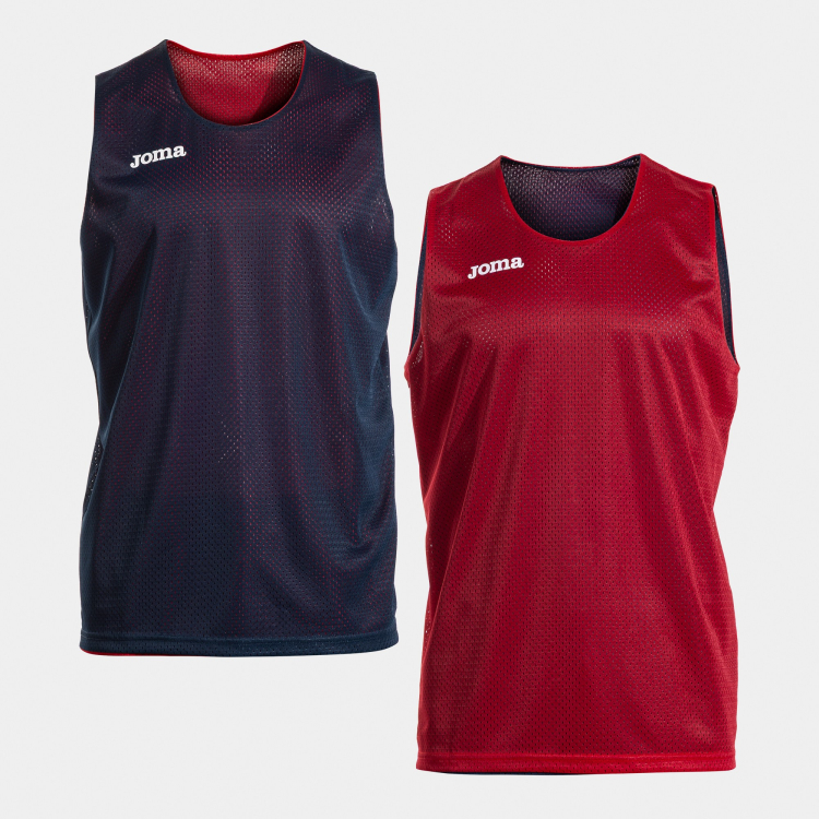 Майка баскетбольная двухсторонняя JOMA ARO REVERSIBLE ROJO MARINO